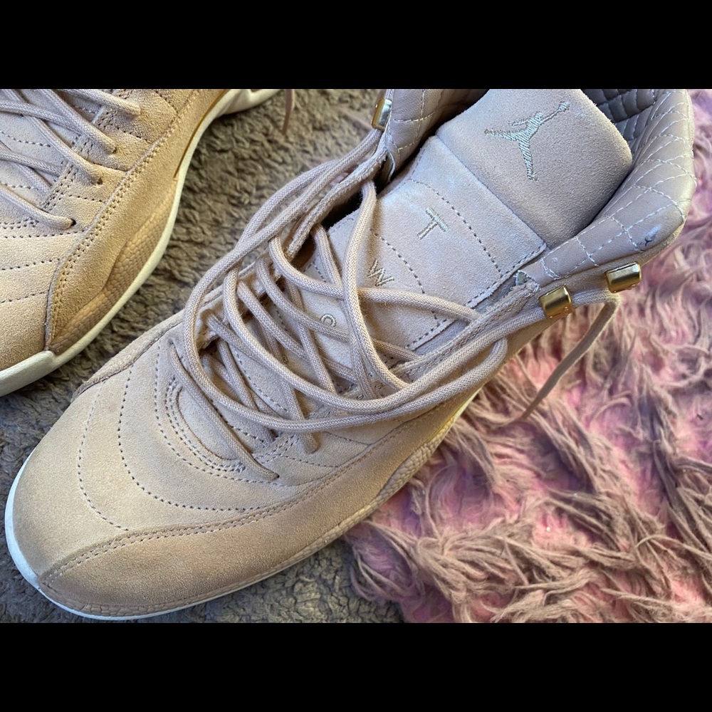 Pink Air Jordan 12’s